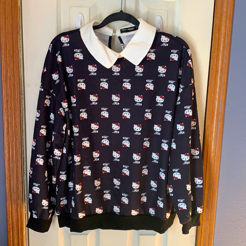 Hello Kitty collared sweater